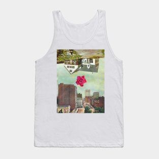 House In The City - Surreal/Collage Art Tank Top